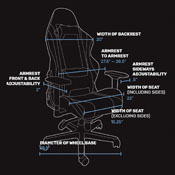 Xpression Gaming Chair with San Francisco Giants Cooperstown Logo, XZGCXPSNBLK-PSCOOP0090A